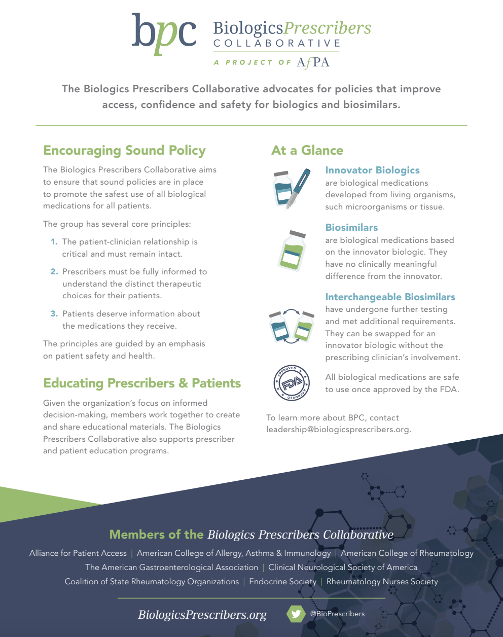 About Us Biologics Prescribers Collaborative